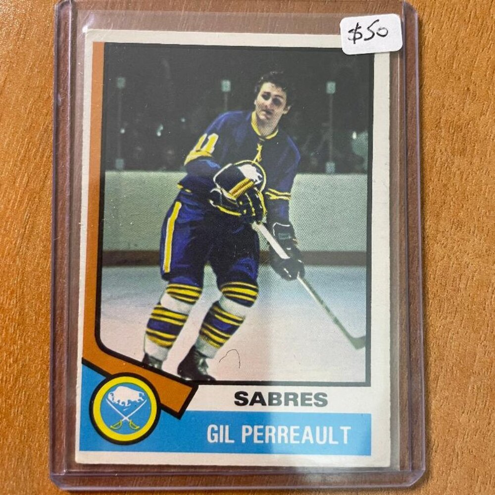 1974-75 O-Pee-Chee #25 Gilbert Perreault Buffalo Sabres